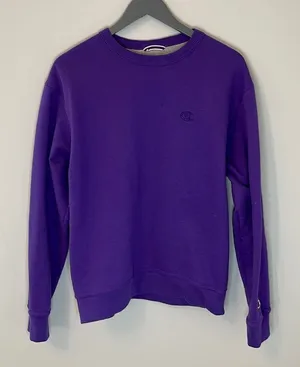 Champion Pullover Sweatshirt.‎ Size Medium. Purple Unisex thumbnail 1