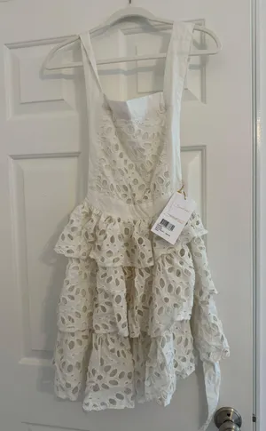 Sundress Coline short dress eyelet thumbnail 1