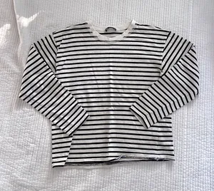 Zara striped long sleeve shirt thumbnail 1