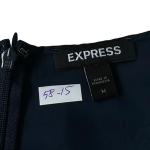 Express Blue V-Neck Cap Sleeve Top Women's Blouse Size Medium | 58-15 thumbnail 3
