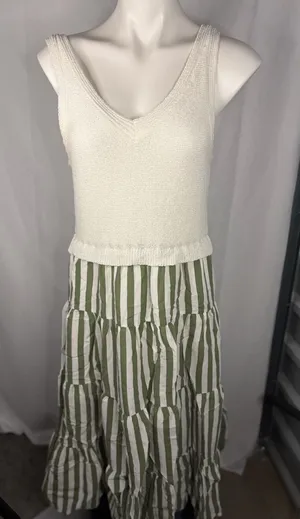 En Saison Boho Dress White Size L thumbnail 1