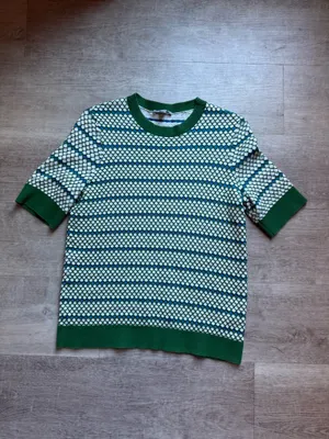 COS Textured Stitch Knit Short Sleeves Women’s Top Size S thumbnail 2