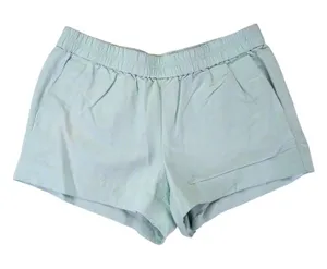 J.Crew Mint‎ Green 100% Cotton Elastic Waist Shorts Style 01850 Womens Medium thumbnail 1