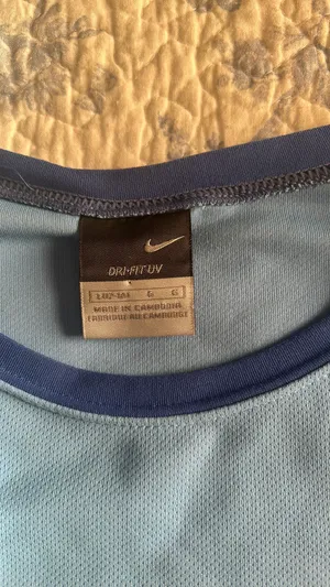 Nike Dri-Fit Long Sleeve Blue T-Shirt thumbnail 2