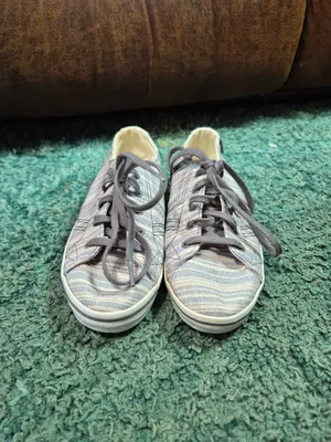 Vans Striped Lace Up Sneakers 6.5 thumbnail 4
