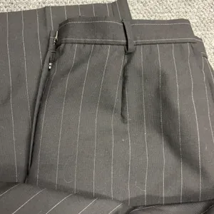 Lauren Ralph Lauren Womens 16 Wool Pinstripe Pant Suit Charcoal Grey 2 Piece Set thumbnail 4