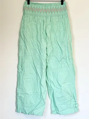 NWT Cupshe Chevron Smocked Waist Pants - Size: Small thumbnail 7