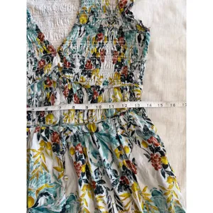 Anthropologie Somerset Maxi Dress Womens S Multi Floral Smocked Tiered OB1387071 thumbnail 8