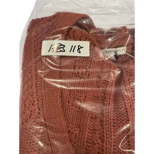 Sincerely Jules Rust Orange Cable‎ Knit Cardigan Sweater Women's Size Small NWOT thumbnail 8