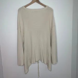 Free People FP Beach Women's Brig Tie-Front Pullover Tunic Sweater Size Small thumbnail 3