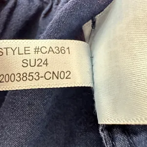 J.Crew Mini Beach Short Indigo Cotton Voile Navy Blue Resort Vacation XXS NWT thumbnail 10