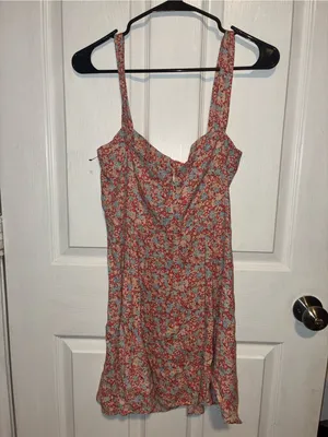 Reformation Jessa Floral Mini Dress in the Pink Dulce size 6 thumbnail 5
