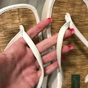 Grandco Straw Platform Flip Flops Sandals Size 6 thumbnail 6