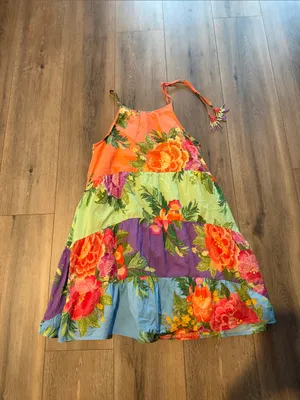 FARM Rio Floral Tiered Mini Dress- size XS thumbnail 9