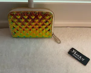Fluorescent card purse Multiple thumbnail 1