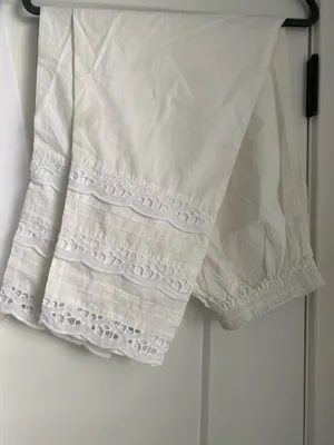 Pakistani/indian ready to wear Handmade White Shalwar Kameez outfit For Sale thumbnail 8