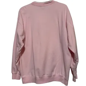 M&C Sportswear Women's Pink Embroidered Snowflake Sweatshirt Size XL thumbnail 2