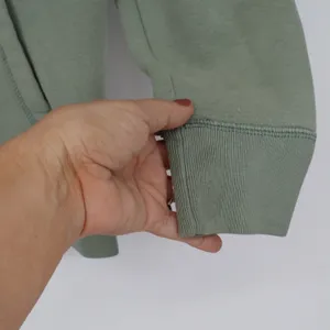 Hollister Hoodie Womens XS Graphic Sage Green Embroidered Logo Fair thumbnail 6