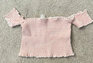 PacSun pink crop top thumbnail 1