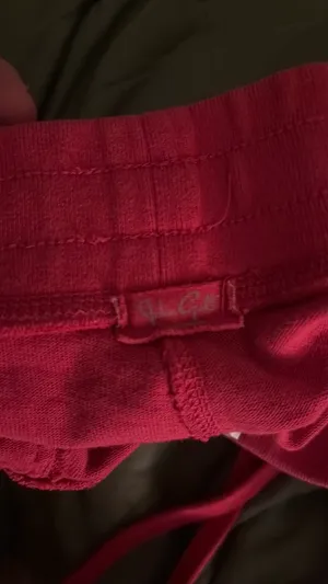 John Galt Red Sweat Shorts  thumbnail 2