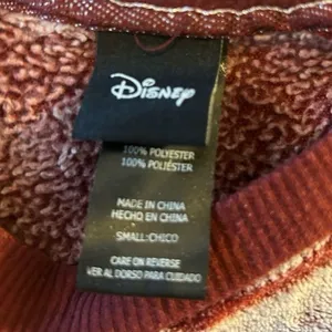Disney Women's Mickey Mouse Plush Crewneck Sweatshirt‎ Size S Multicolor thumbnail 3