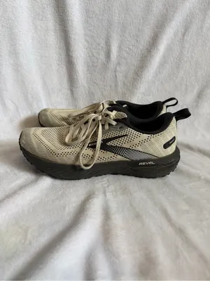Brooks Womens Revel 6 Size 8.5 B Neutral Black White Running Trainer thumbnail 4