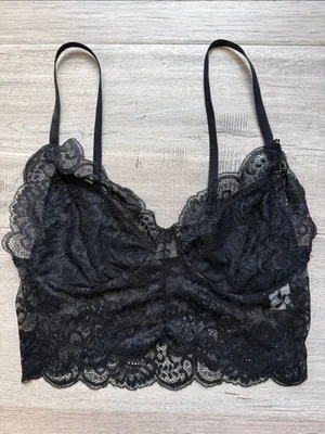 Dream Bandits Black Lace Bralette Cami thumbnail 1