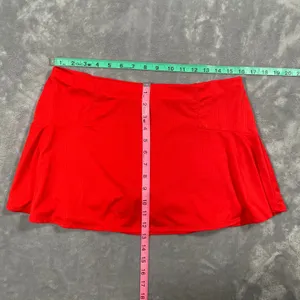 Lucky in Love Skort Large Red Pickleball Tennis Activewear Sporty Athleisure thumbnail 9