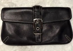 Coach Black Pouch thumbnail 1
