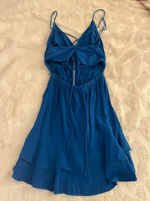 ZARA Blue  Dress thumbnail 2