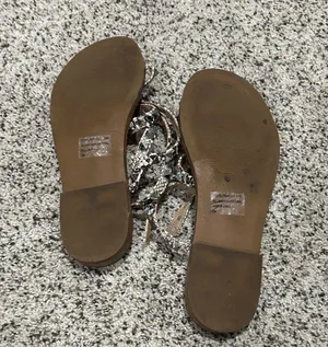 Steve Madden Snakeskin and Brown Women's Sandals thumbnail 1
