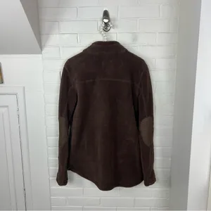 NWT Thread & Supply Brown Sherpa Pullover Jacket Size S thumbnail 12