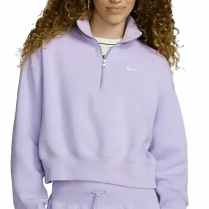 Nike Sportswear Phoenix Fleece 1/4 zip cropped sweatshirt thumbnail 1
