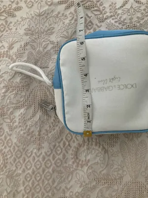 Dolce & Gabbana Cream Cosmetic Pouch with Logo Tag thumbnail 8
