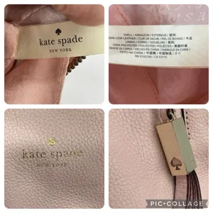Kate‎ Spade Dominique Pink Leather Street Pebble Purse Handbag Shoulder Strap thumbnail 5