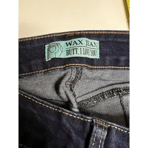 Wax Jean Size 1 Womens Juniors Blue Denim Skinny Stretch‎ Distressed Cuff thumbnail 8