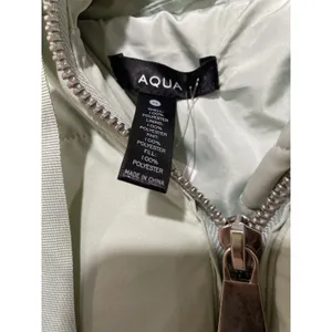 Aqua Hooded Puffer Coat Small Celadon Size‎ Medium thumbnail 6