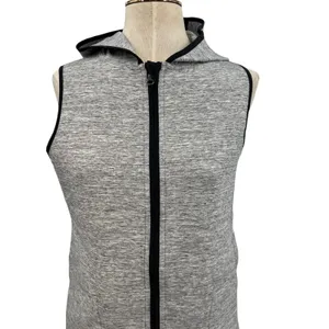 Lululemon Insculpt‎ Reversible Hooded Vest Gray Black Athletic Running Size 6 thumbnail 4