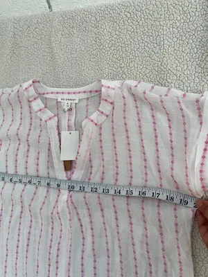 NWT Blu Pepper Women’s -top Floral Pink Size M thumbnail 6