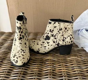 Band of Gypsies Cow Hide Booties thumbnail 1