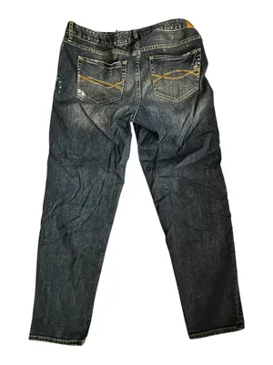 Abercrombie & Fitch Paint Splatter Boyfriend Jeans Medium Wash Distressed Y2K thumbnail 3