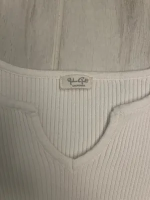 Brandy Melville White Long Sleeve Shirt thumbnail 2