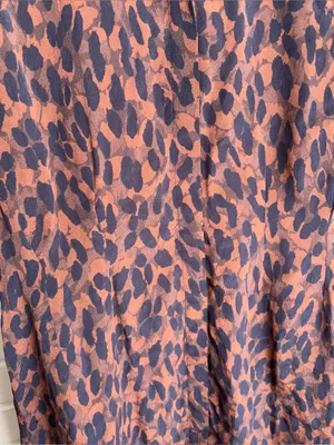 NEW KARINA GRIMALDI kylie print mini dress - in leopard brown XS Oversized thumbnail 5