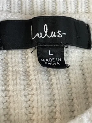 Lulus Perfect Layers Pointelle Balloon Sleeve Cropped Sweater thumbnail 5