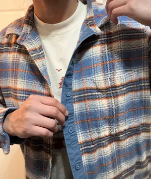 American Eagle Oversized Button Up Shirt thumbnail 3