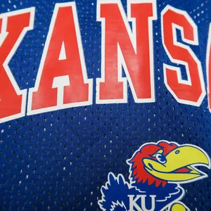 KU Jayhawks Football Jersey Crop Top thumbnail 6