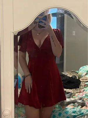 Apricot Lane Red Mini Dress thumbnail 2