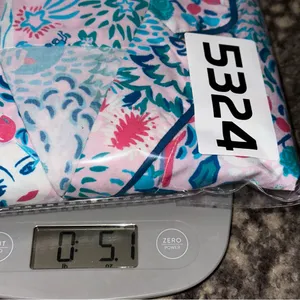 Roller Rabbit Women’s Sz L Pink Floral Winter Bari Print Short Sleeve Pajama Top thumbnail 7