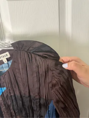 Staud Kona Dress in Blue Prism M thumbnail 4