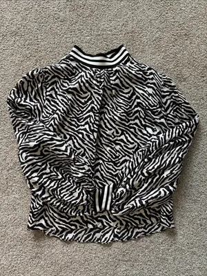 Hunter Bell Sydney Zebra Print Mock Neck Top thumbnail 4